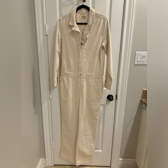 NWT Faherty Overland Twill Utility Jumpsuit - Picture 2 of 5